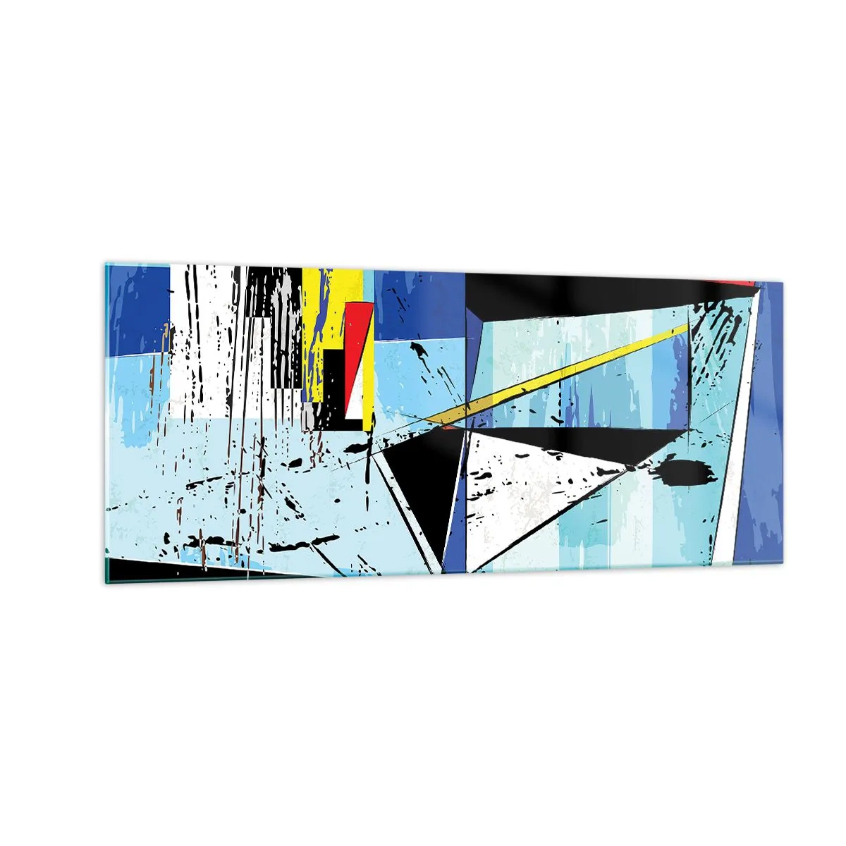 Glass picture - Looking at the World at an Angle - 100x40 cm