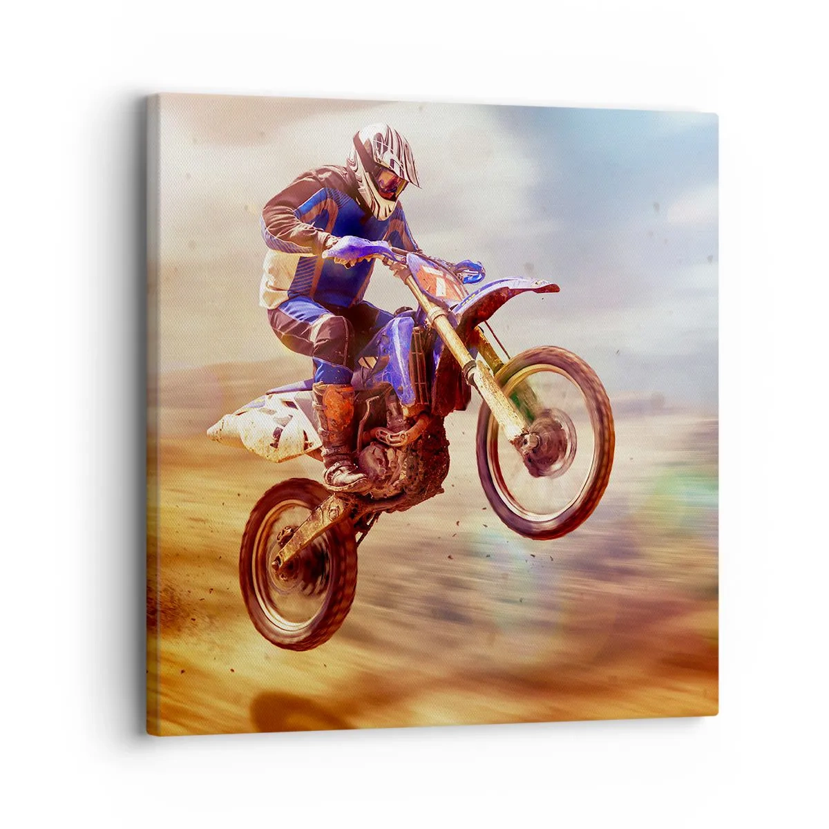 Canvas picture - Motorcycle Dizziness - 30x30 cm