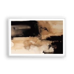 Poster in white frmae - Intriguing Abstract - 91x61 cm