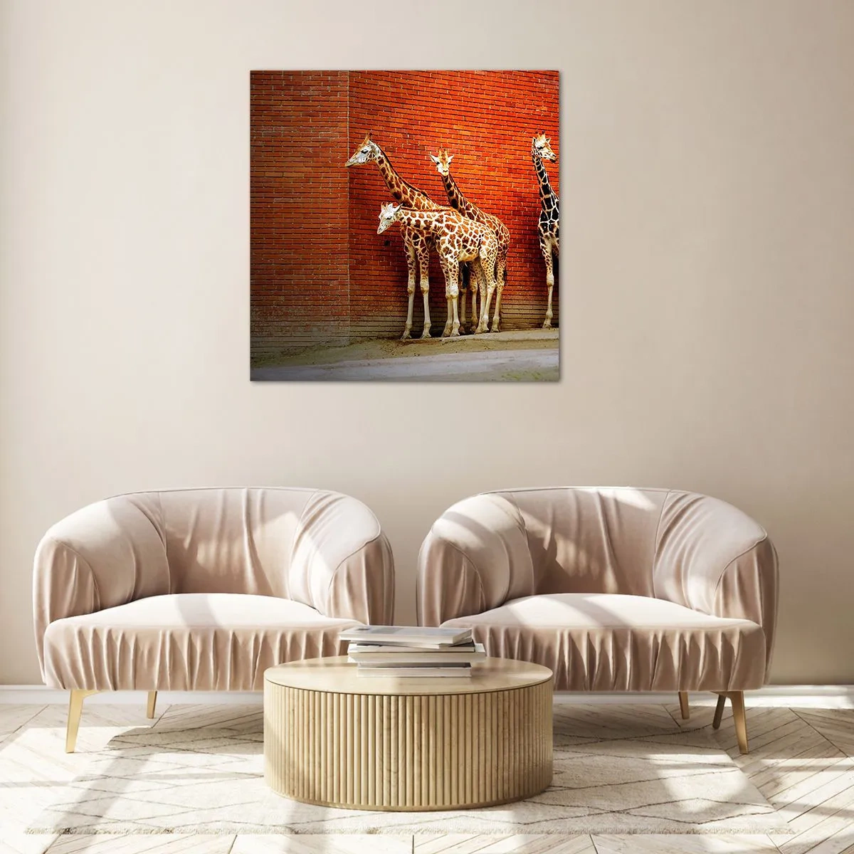 Glass picture - Can You See an Acacia? - 40x40 cm