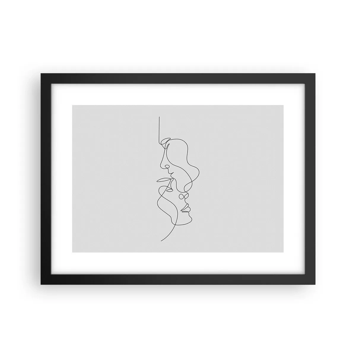 Poster in black frame - Ardour of Desires - 40x30 cm