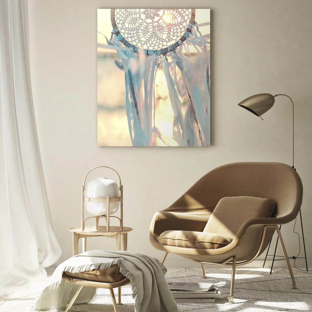 Glass picture - Lace Totem - 70x100 cm