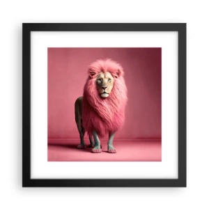 Poster in black frame - And You're Not Scared Anymore - 30x30 cm