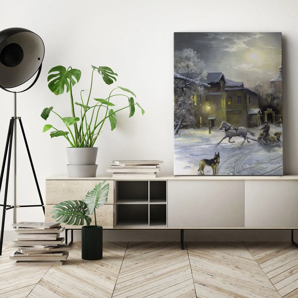 Canvas picture - Magic of Russian Winter - 80x120 cm