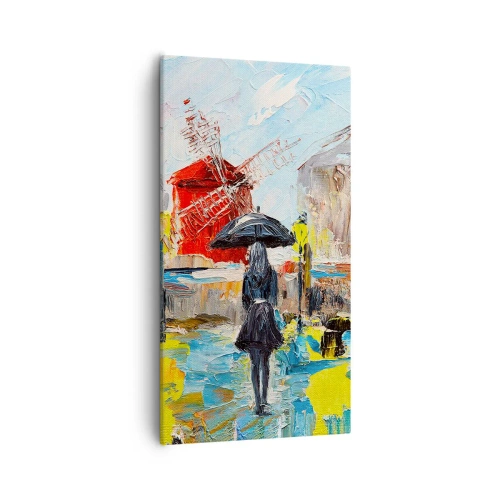 Canvas picture - Parisian Legends - 55x100 cm