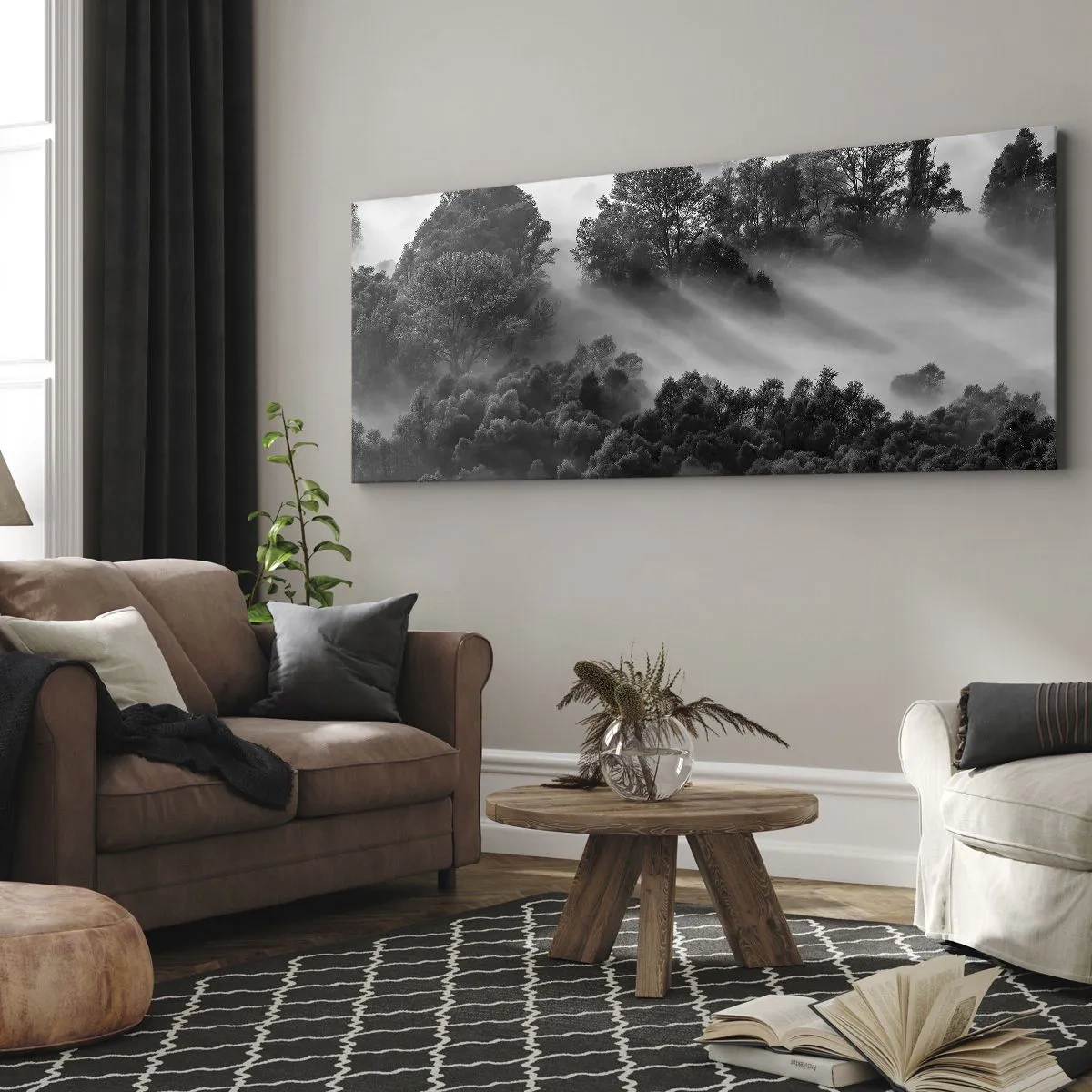 Canvas picture - Rising from a Sleep - 90x30 cm