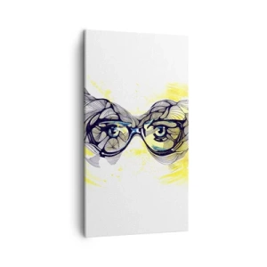 Canvas picture - Through Blue Glasses - 45x80 cm