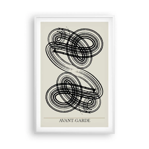 Poster in white frmae - Spontaneous Result - 61x91 cm