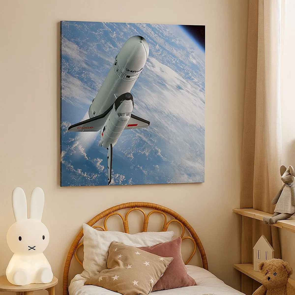 Canvas picture - Space Ascension - 30x30 cm