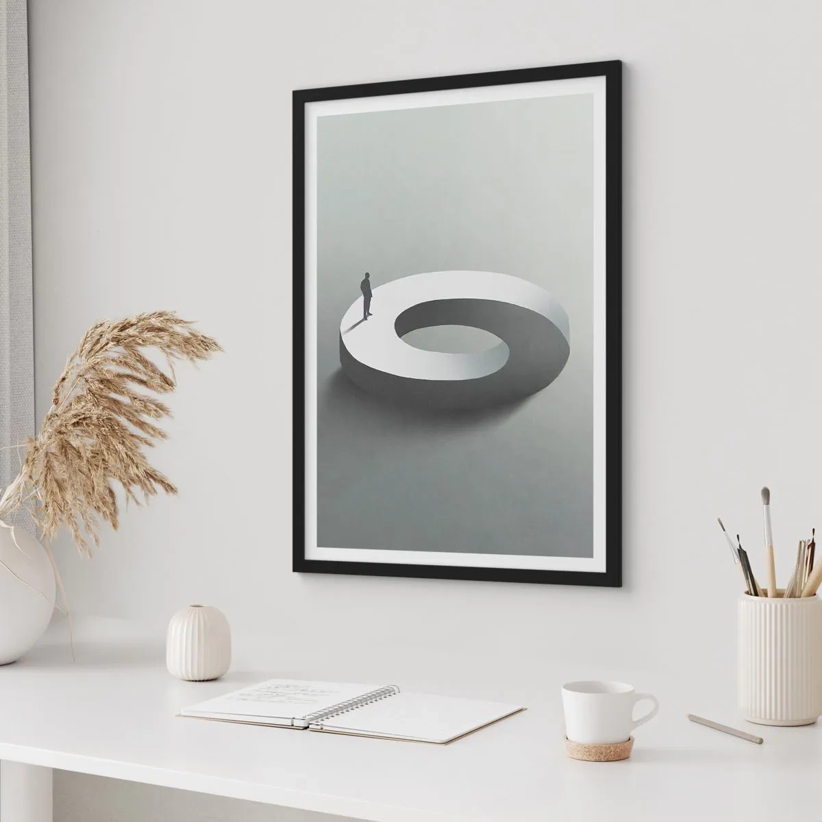 Poster in black frame - Puzzle It out - 70x100 cm