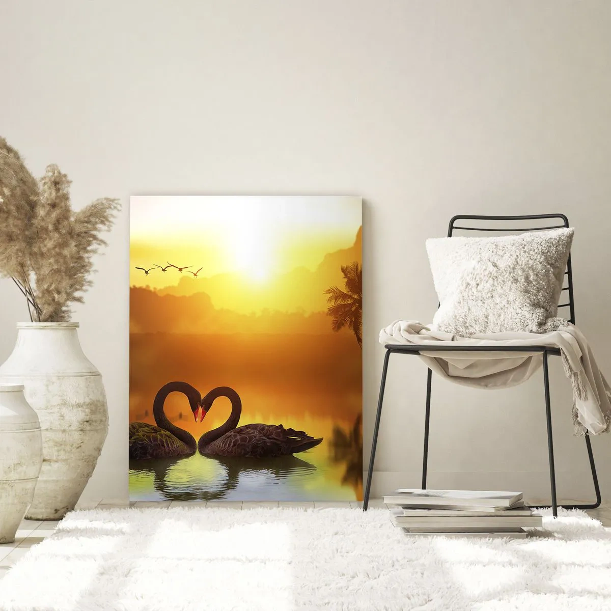 Glass picture - Paired up - 50x70 cm