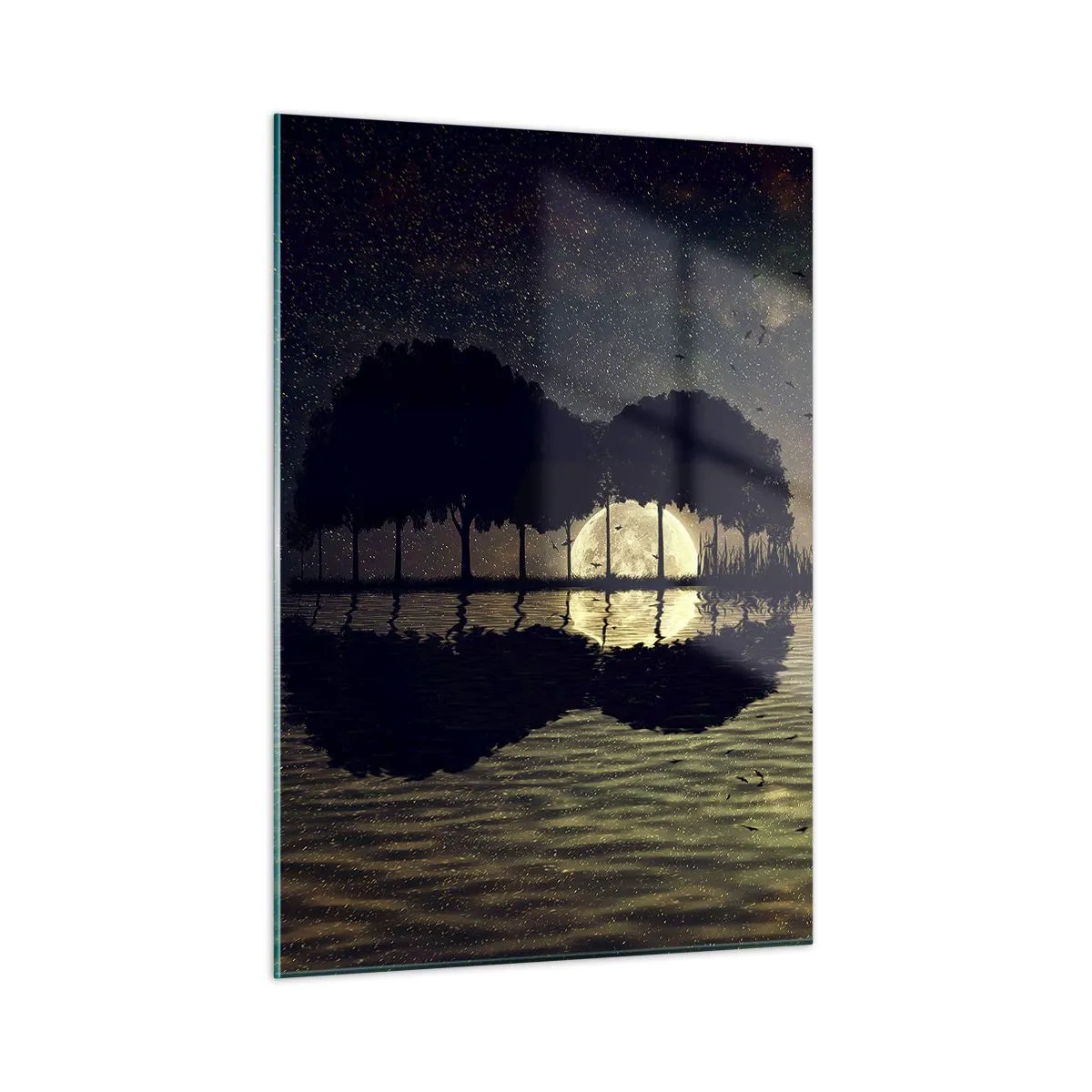 Glass picture - Night at the Edge of the World - 50x70 cm