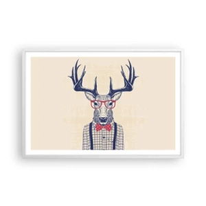 Poster in white frmae - Fun Extravagance - 91x61 cm