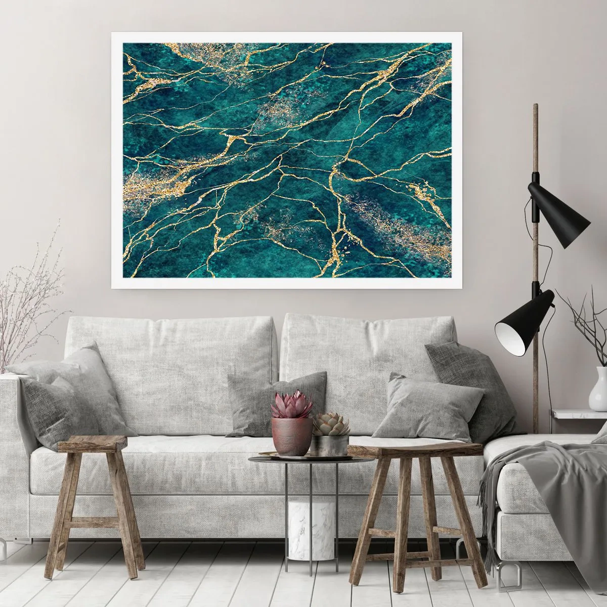 Poster - Gold Vein - 91x61 cm
