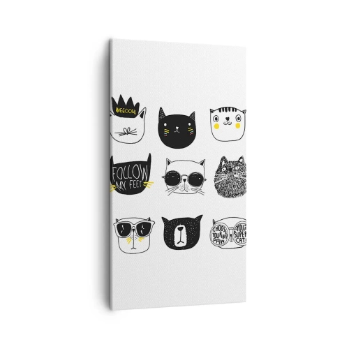 Canvas picture - Each Is Different All the Same - 45x80 cm