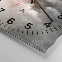 Clock face with numbers