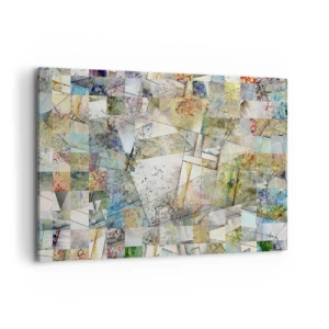 Canvas picture - Geometric Reshuffling - 120x80 cm