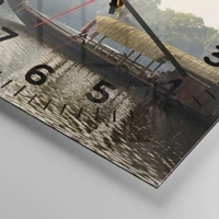 Clock face with numbers