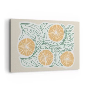 Canvas picture - Ethnic with an Abstract Note - 120x80 cm