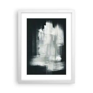 Poster in white frmae - Woven from the Vertical and the Horizontal - 30x40 cm