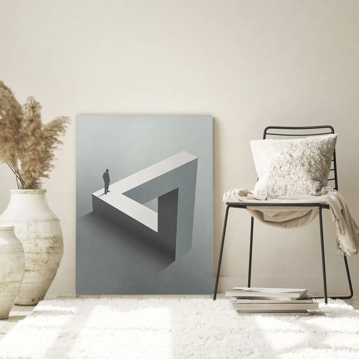 Glass picture - And Yet It Is Possible - 80x120 cm