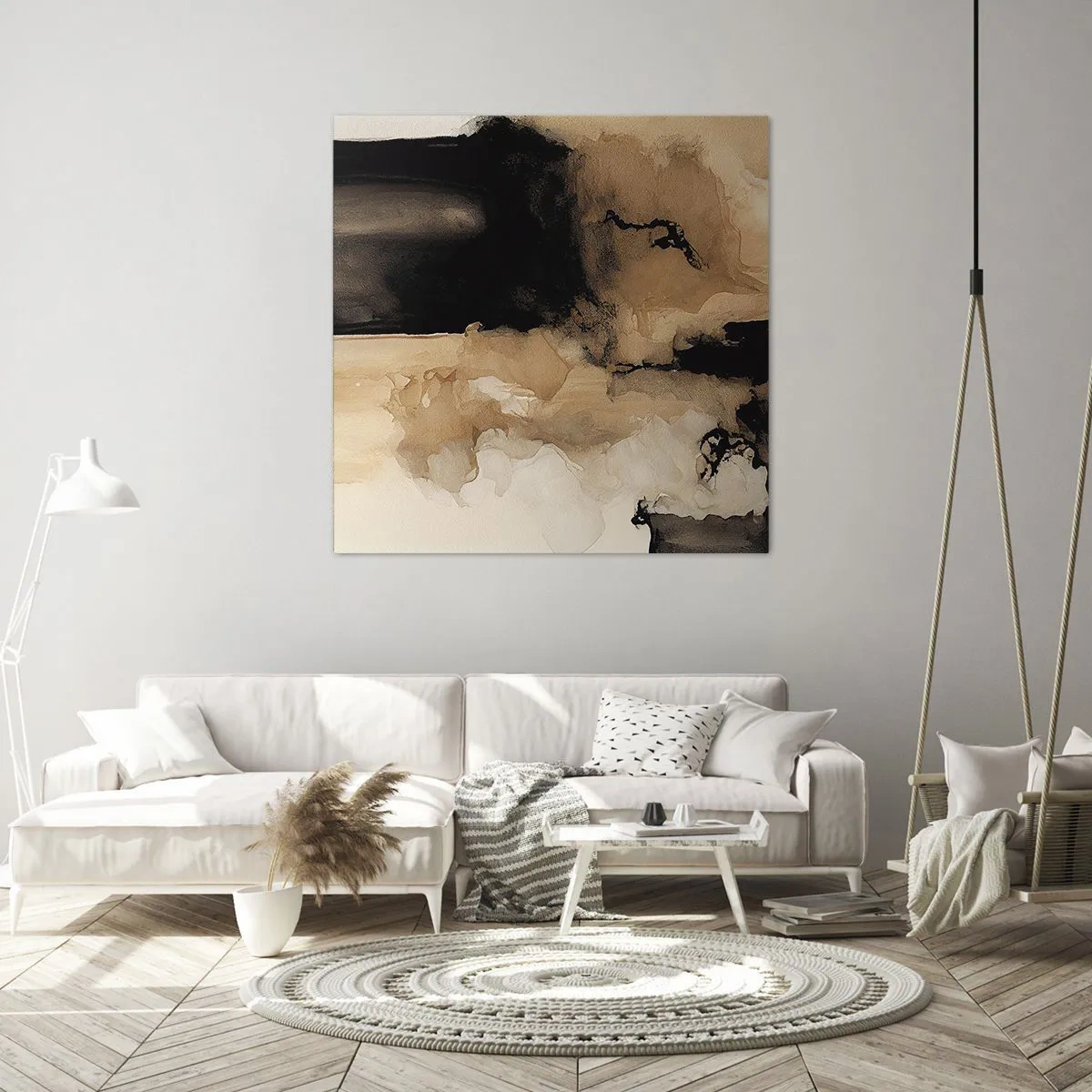 Canvas picture - Intriguing Abstract - 30x30 cm
