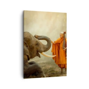 Canvas picture - Unexpected Meeting - 50x70 cm