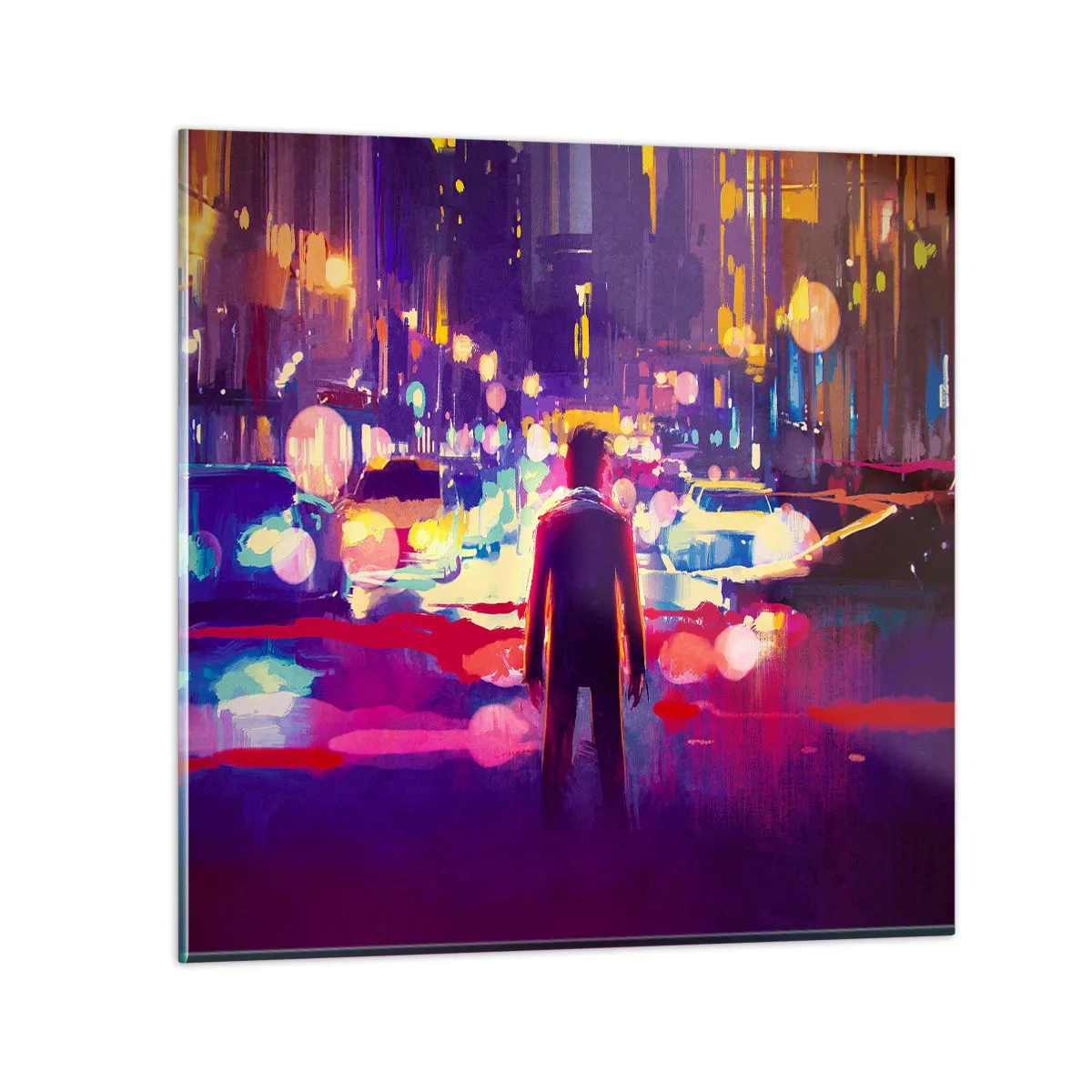 Glass picture - Immersed in Light - 70x70 cm