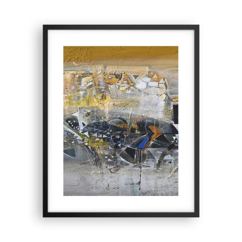 Poster in black frame - All Will Work out - 40x50 cm