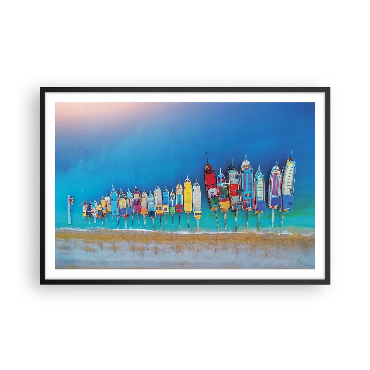 Poster in black frame - From Bird's Eye View - 91x61 cm