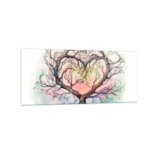 Glass picture - Together Against the Wind - 120x50 cm