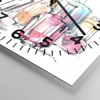 Clock face with numbers