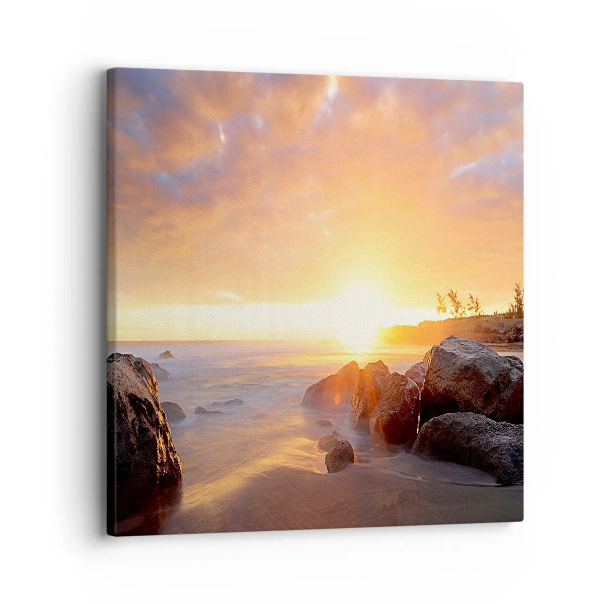 Canvas picture - Shiny Breeze of the Evening - 30x30 cm