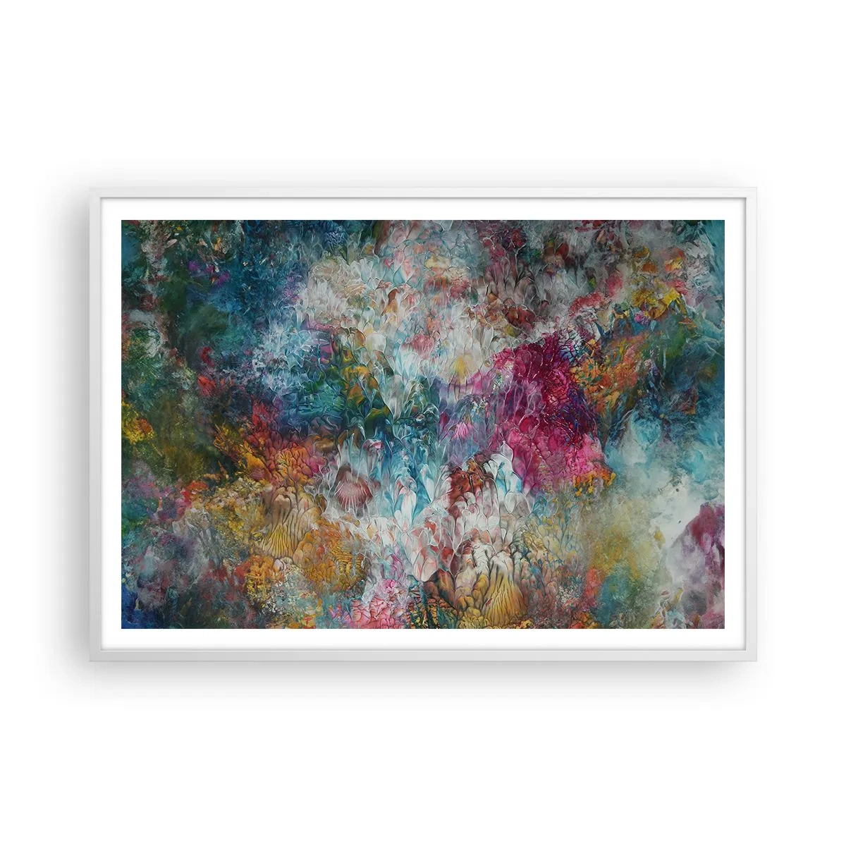 Poster in white frmae - In Full Bloom - 100x70 cm