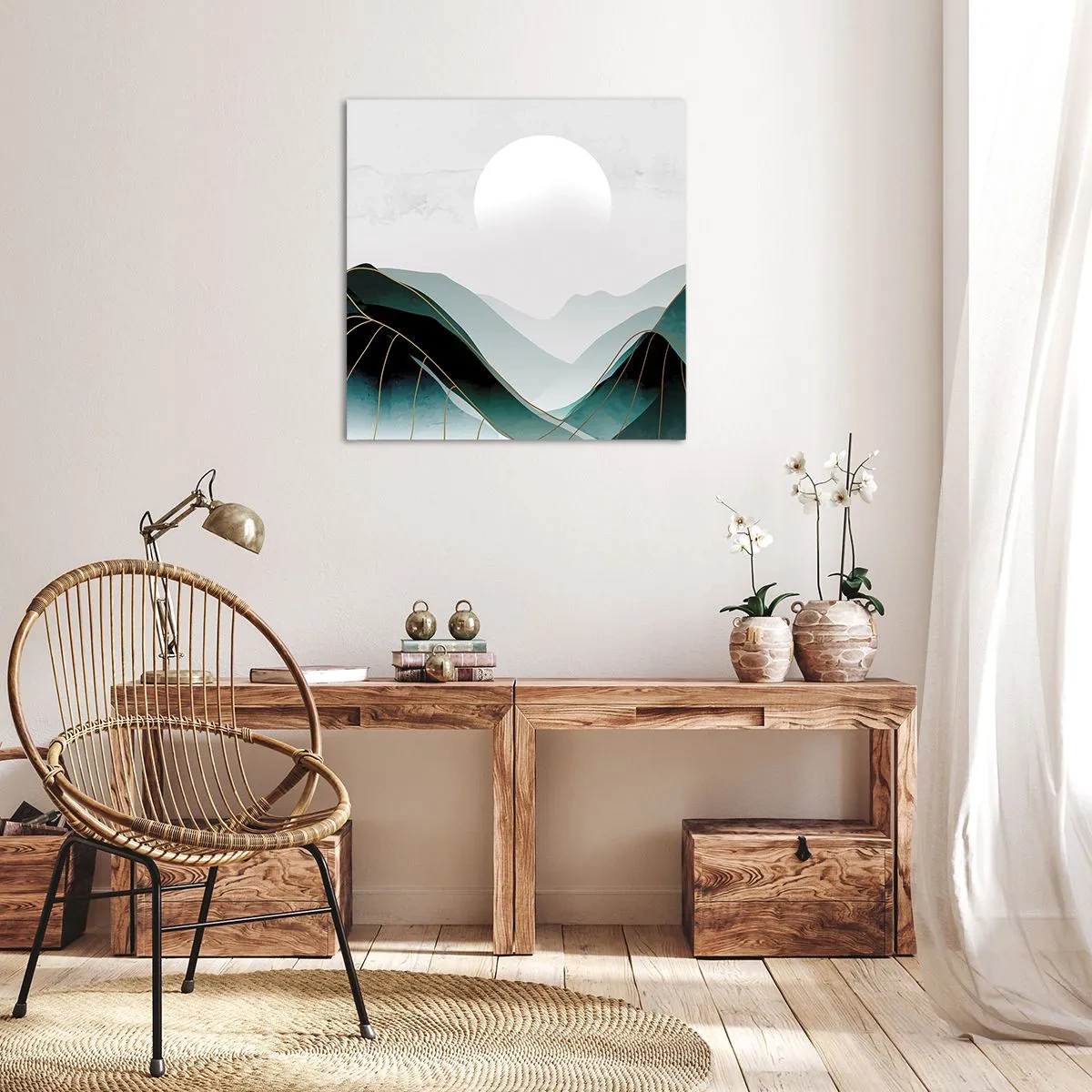 Canvas picture - In Full Majesty - 50x50 cm