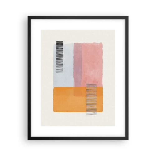 Poster in black frame - From Corner to Corner - 40x50 cm