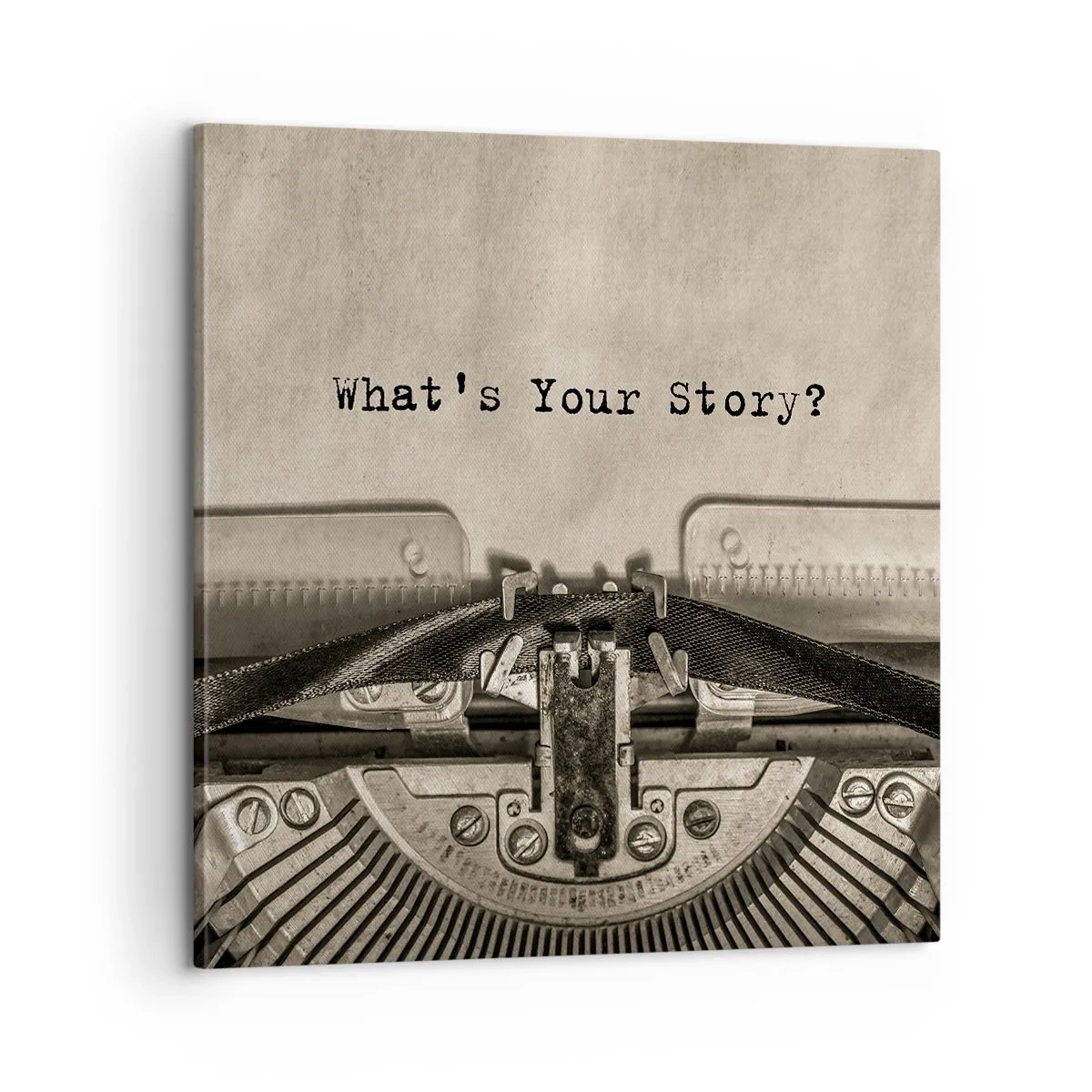 Canvas picture - Tell Me  - 60x60 cm