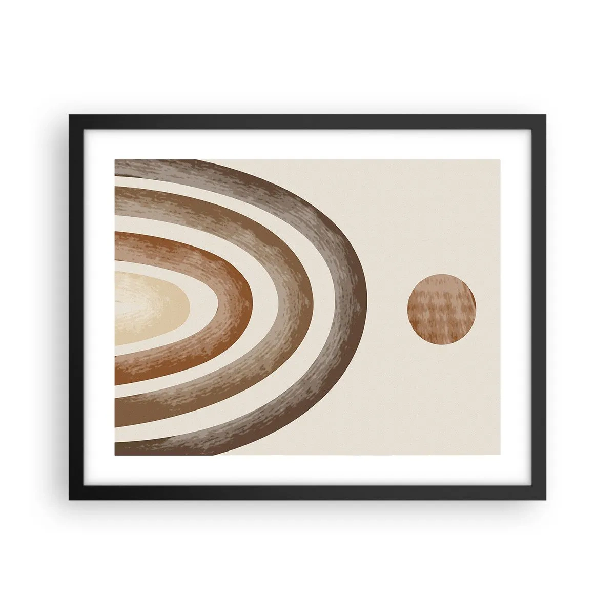 Poster in black frame - In a Distant Galaxy - 50x40 cm