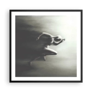 Poster in black frame - Unstoppable - 60x60 cm