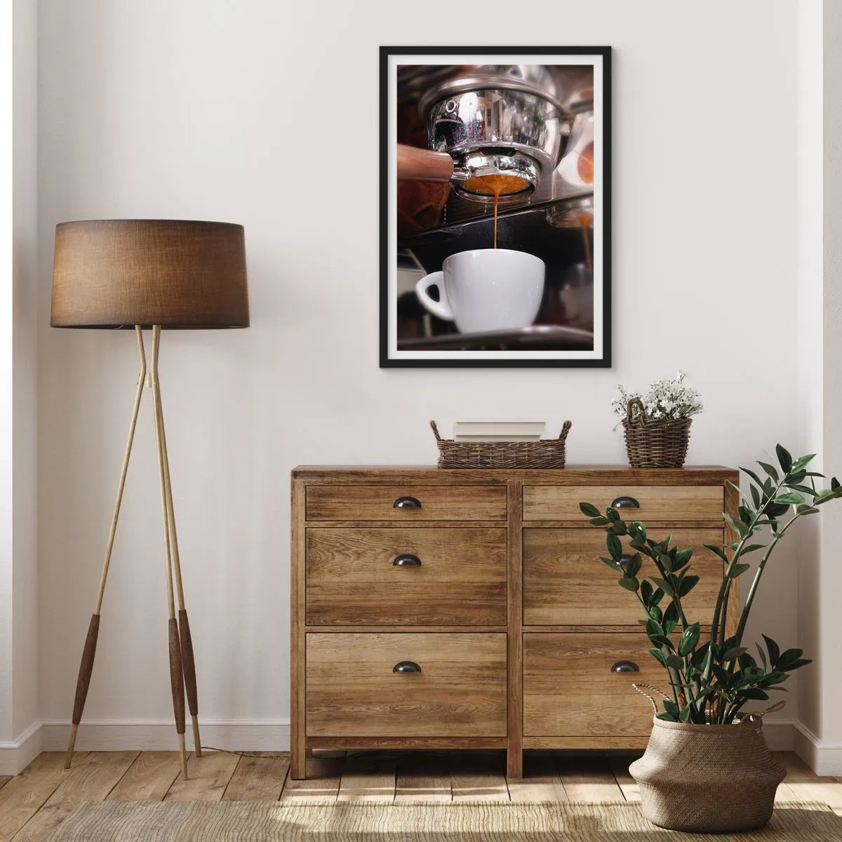 Poster in black frame - Good Moment of the Day - 40x50 cm