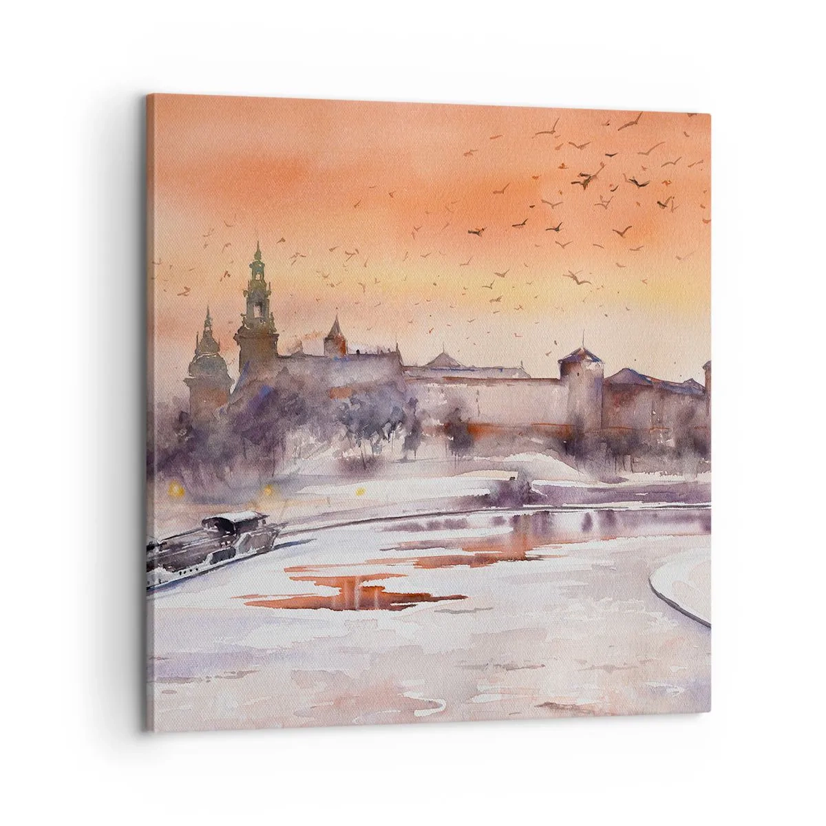 Canvas picture - Royal Sunset - 60x60 cm