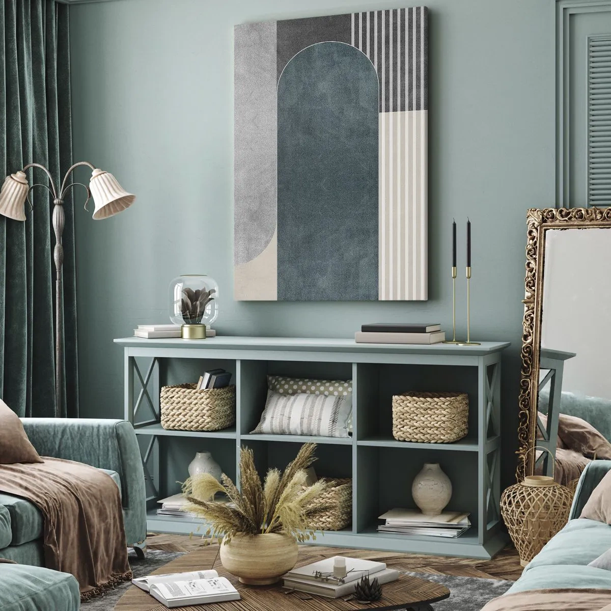 Canvas picture - Levelled Composition - 65x120 cm