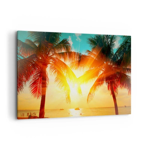 Canvas picture - Exotic Couple - 100x70 cm