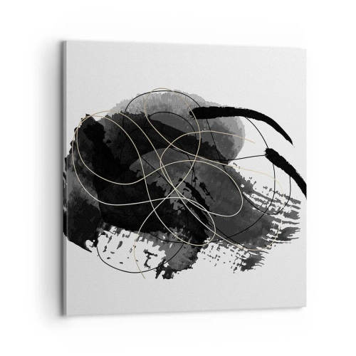 Canvas picture - Made from Black - 60x60 cm