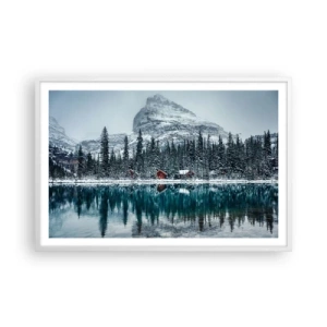 Poster in white frmae - Canadian Retreat - 91x61 cm