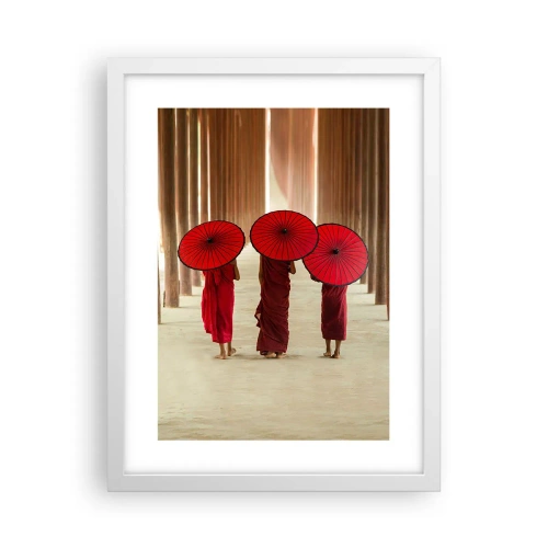 Poster in white frmae - On the Way to Pure Country - 30x40 cm