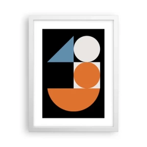 Poster in white frmae - Figure System - 30x40 cm