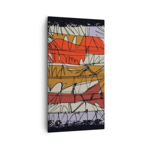 Canvas picture - Spontaneous Composition - 55x100 cm