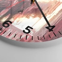 Clock face with numbers