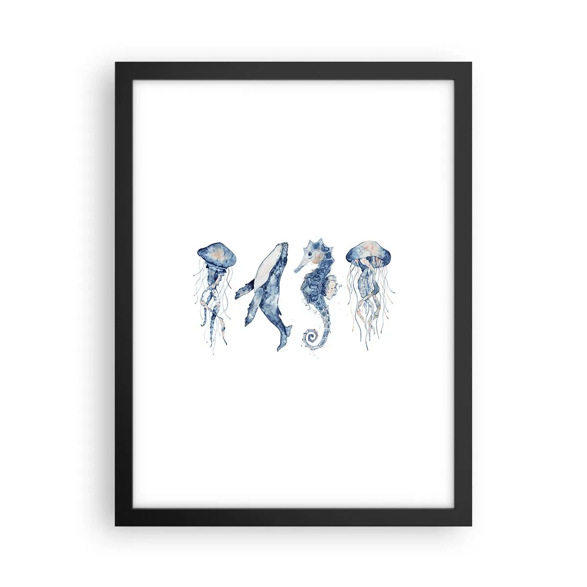 Poster in black frame - Sea Quirks - 30x40 cm